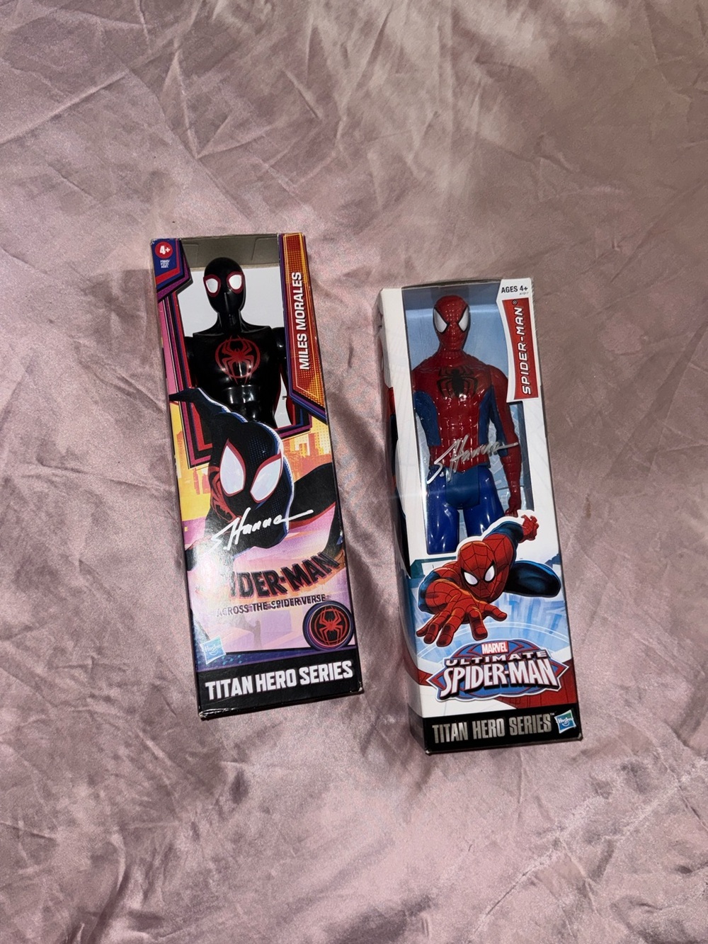 Signed Spider-Man Figures